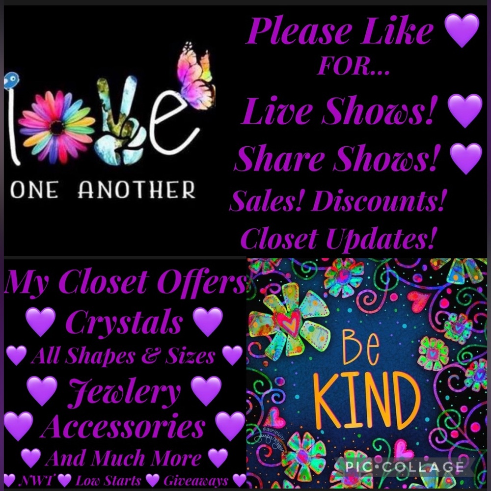 Lives!🩷Unlisted!🩷Crysals!🩷Jewlery!🩷Keychains!🩷 Sooo Much More!🩷
Closet Sales!🩷